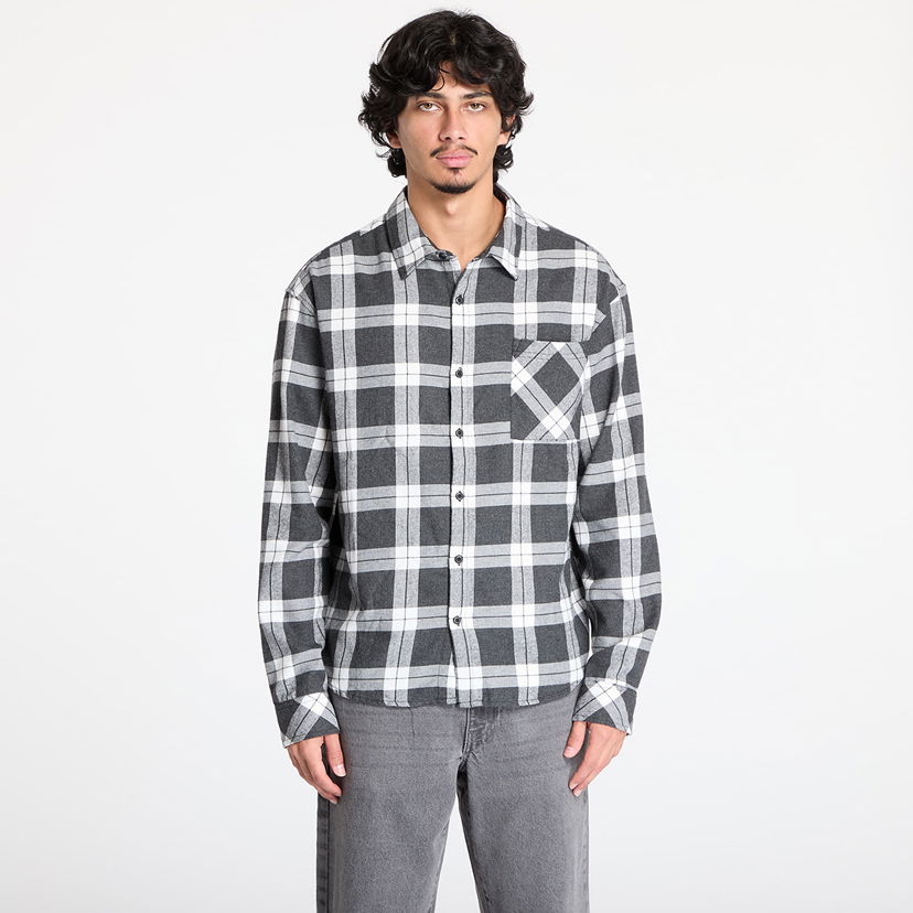 Košulja Urban Classics Shirt Boxy Checked Siva | TB6325-01219