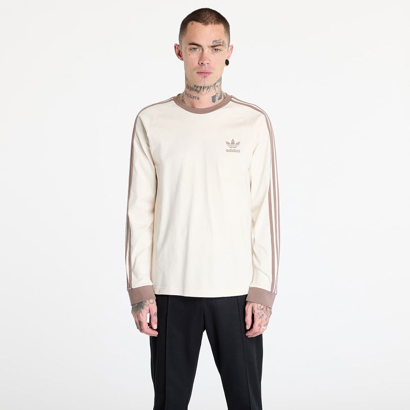 Majica kratkih rukava adidas Originals Men's Classics 3-Stripes Long Sleeve Top Bijela | JN7022