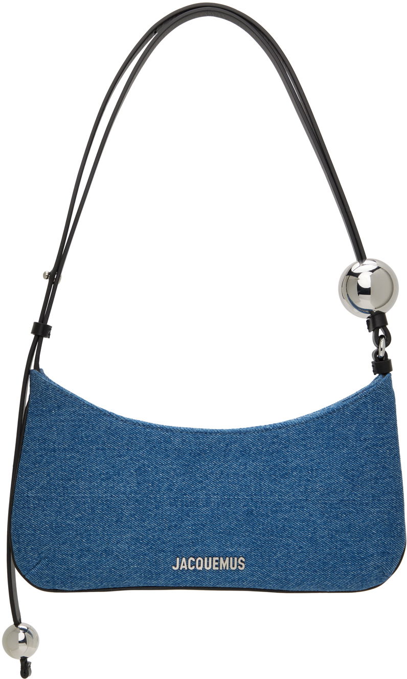 Torba za rame Jacquemus 'Le Bisou Perle' Bag Tamnoplava | 24E231BA057-3176