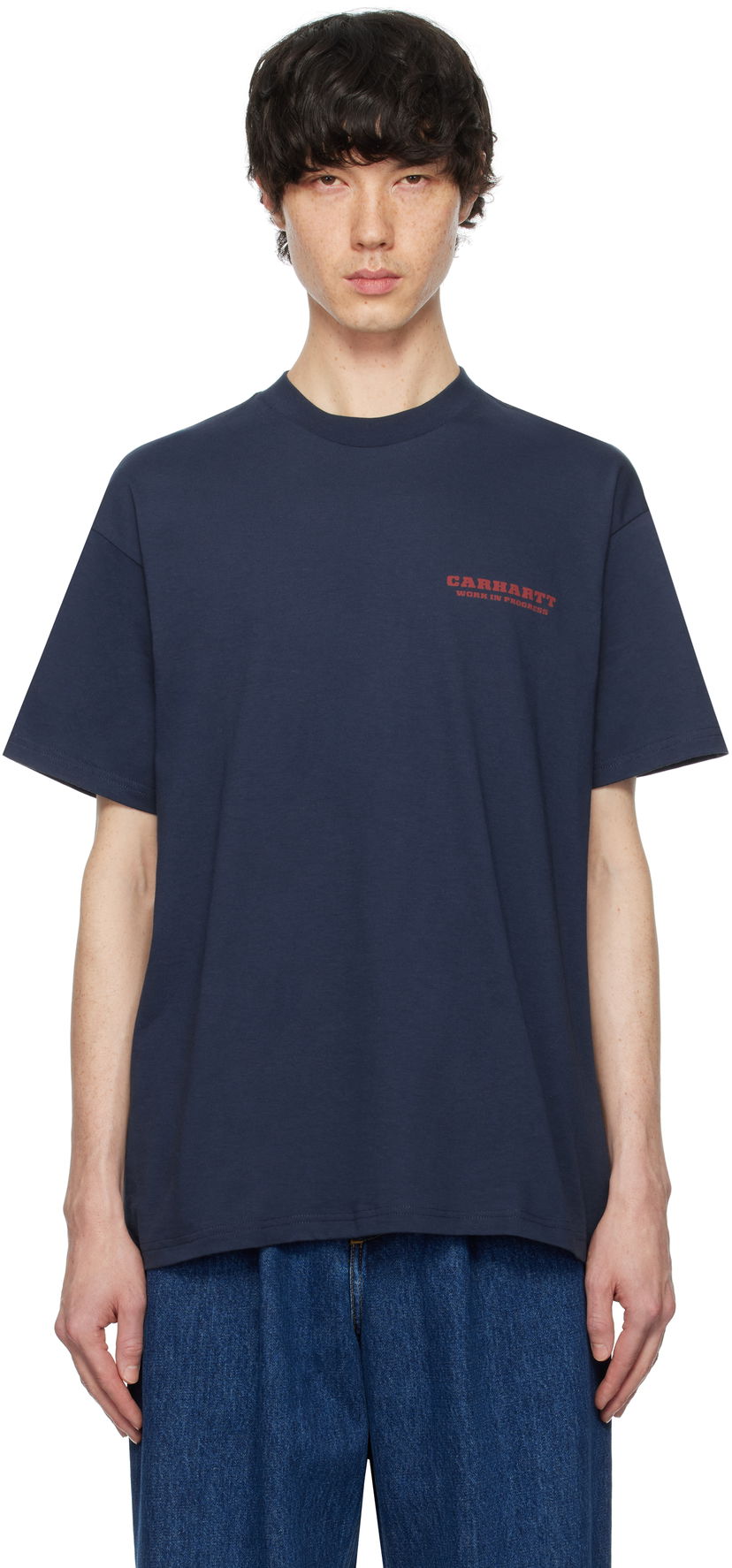 Majica kratkih rukava Carhartt WIP Carhartt WIP Runaway T-Shirt Tamnoplava | I034409