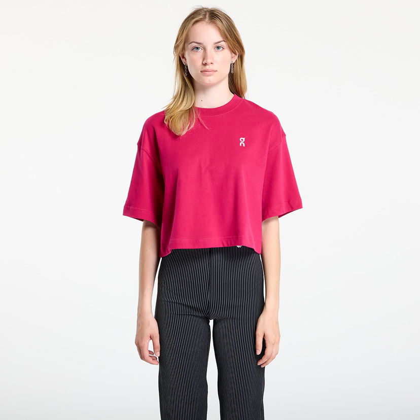 Crop top On Running On Club Boxy T-Shirt Ružičasta | 1WF11123538 W