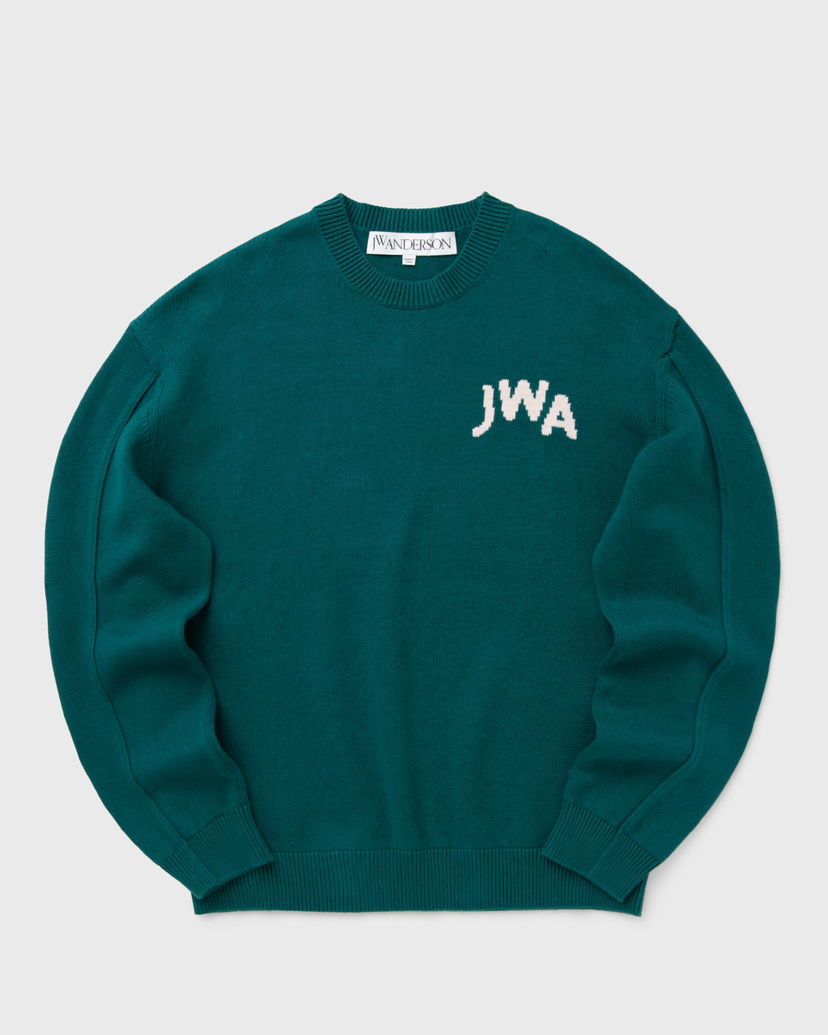 Džemper JW Anderson JW Anderson JWA Crew Neck Jumper Zelena | KW1348-YN0398-540
