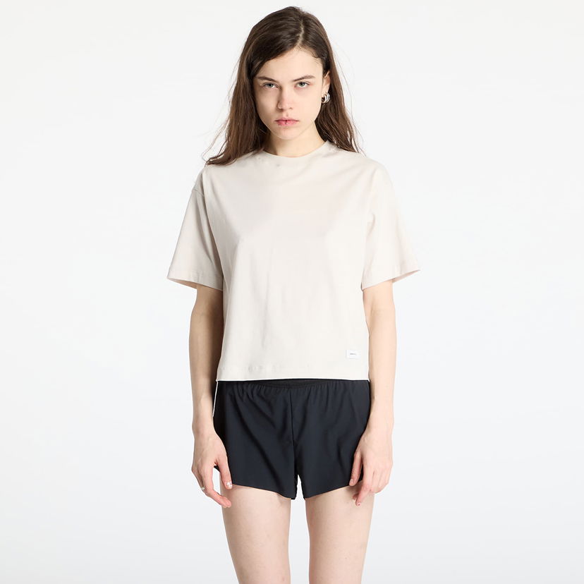 Crop top Craft Craft Collective Relaxed Fit T-Shirt Bež | 1916017-214000