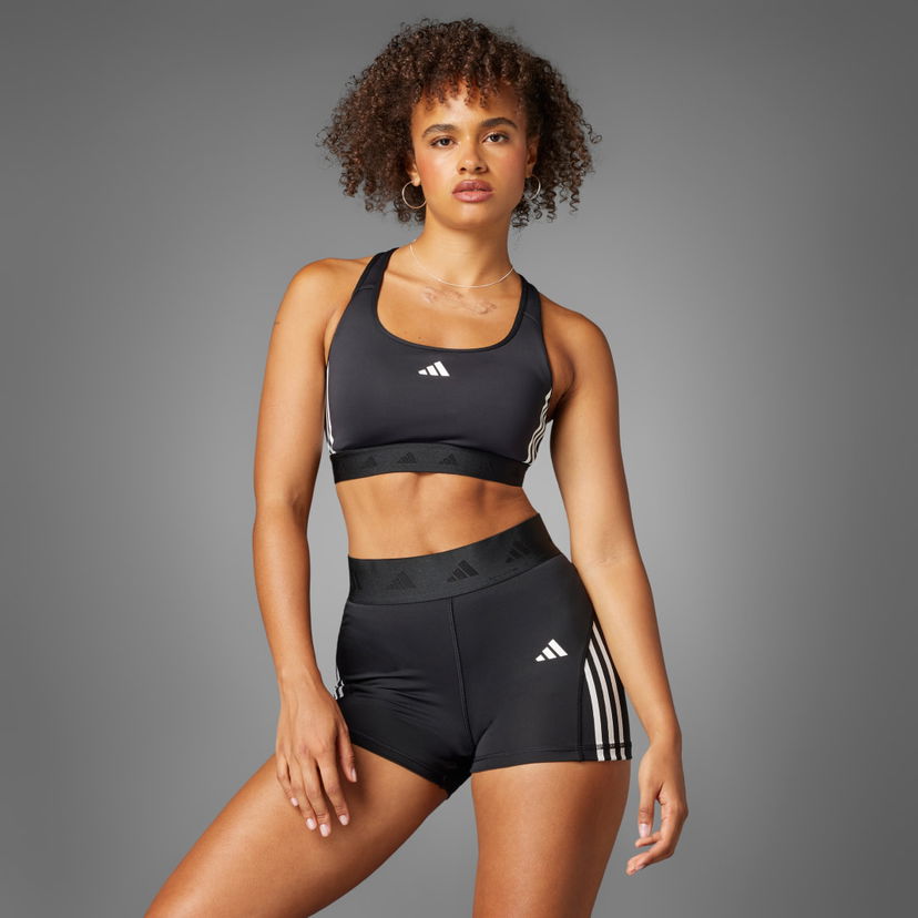 Kratke hlače adidas Performance Hyperglam 3-Inch Training Shorts Crna | IN9299