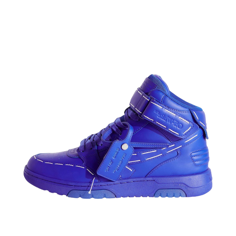 Tenisice i cipele Off-White Out Of Office Low Sartorial Stitching Mid Top Blue Blue Plava | OMIA259S23LEA0024848