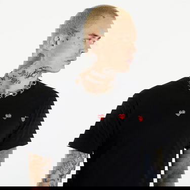 Majica kratkih rukava Comme des Garçons PLAY Short Sleeve Logo Print T-Shirt UNISEX Grey Siva | AXT337 grey, 4