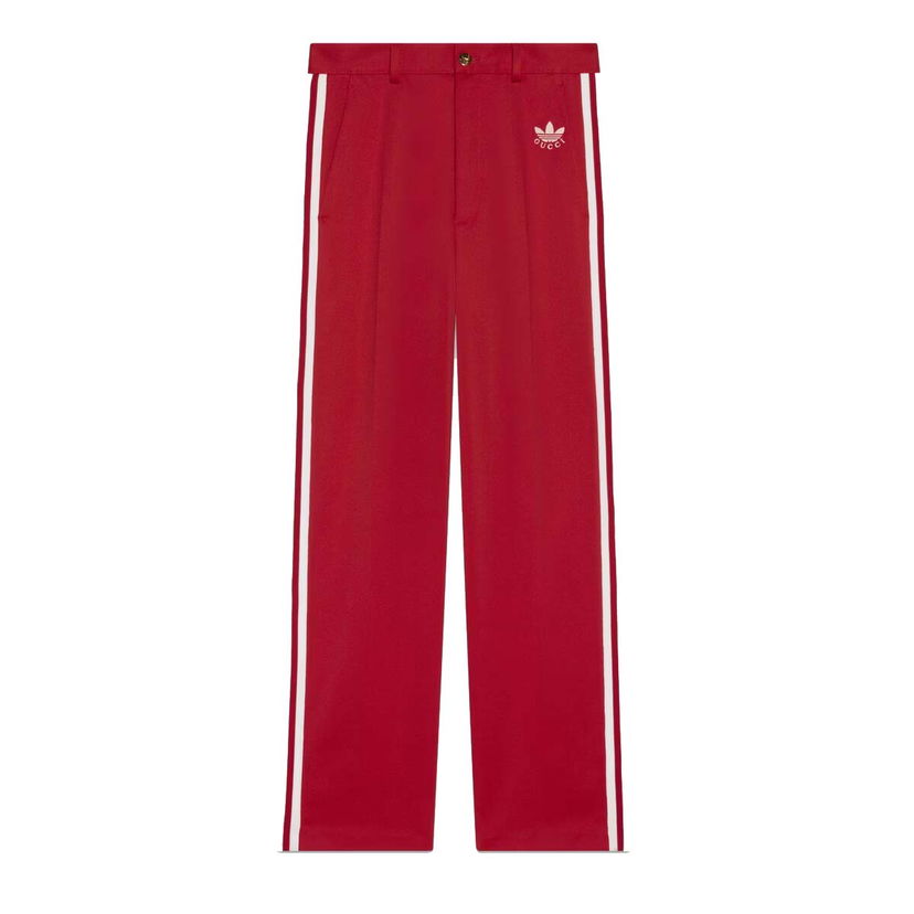 Hlače Gucci adidas x Jersey Pant Red Crvena | 710399 ZAKQU 6429