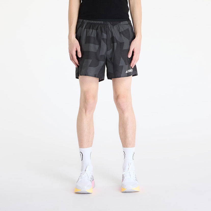 Kratke hlače adidas Performance Terrex Multi Printed Light Shorts Crna | JE9415