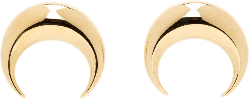 Naušnice Marine Serre Moon Stud Earrings Metalik | UJW074ARMET0002