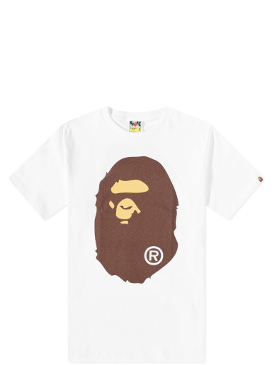 Majica kratkih rukava BAPE Classic Big Ape Head T-Shirt White Bijela | 001TEJ301003M-WHT