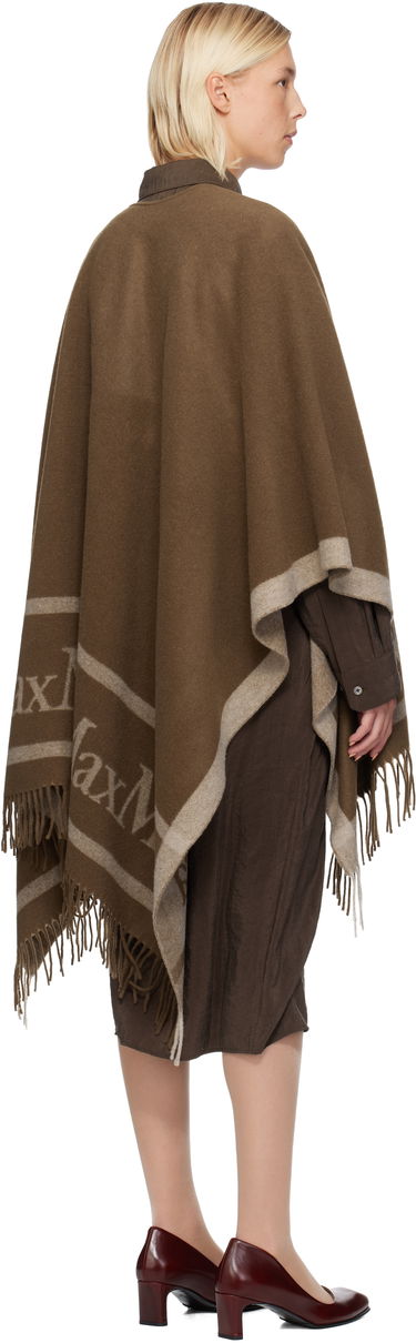 Šal Max Mara Hilde Poncho Scarf Smeđa | 2524546071600, 2