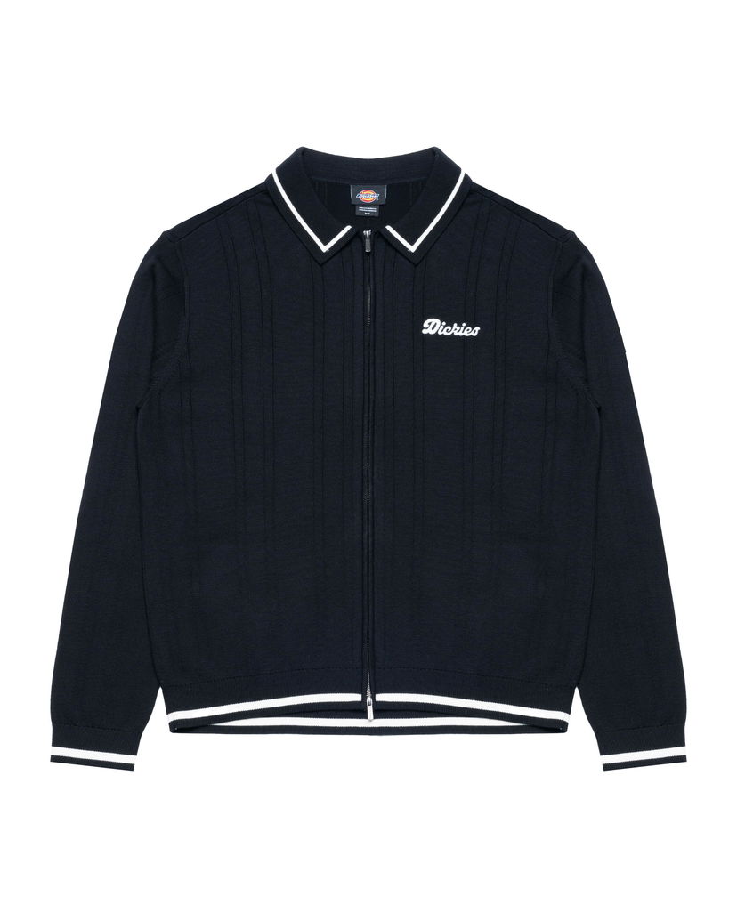 Džemper Dickies Lewistown Full Zip Cardigan Tamnoplava | DK0A4Z79BLK1