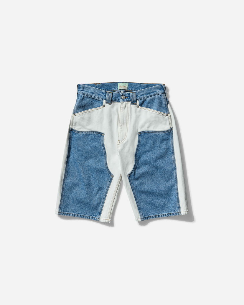 Kratke hlače Aries Patchwork Western Carpenter Shorts Plava | AR3033503  MLT