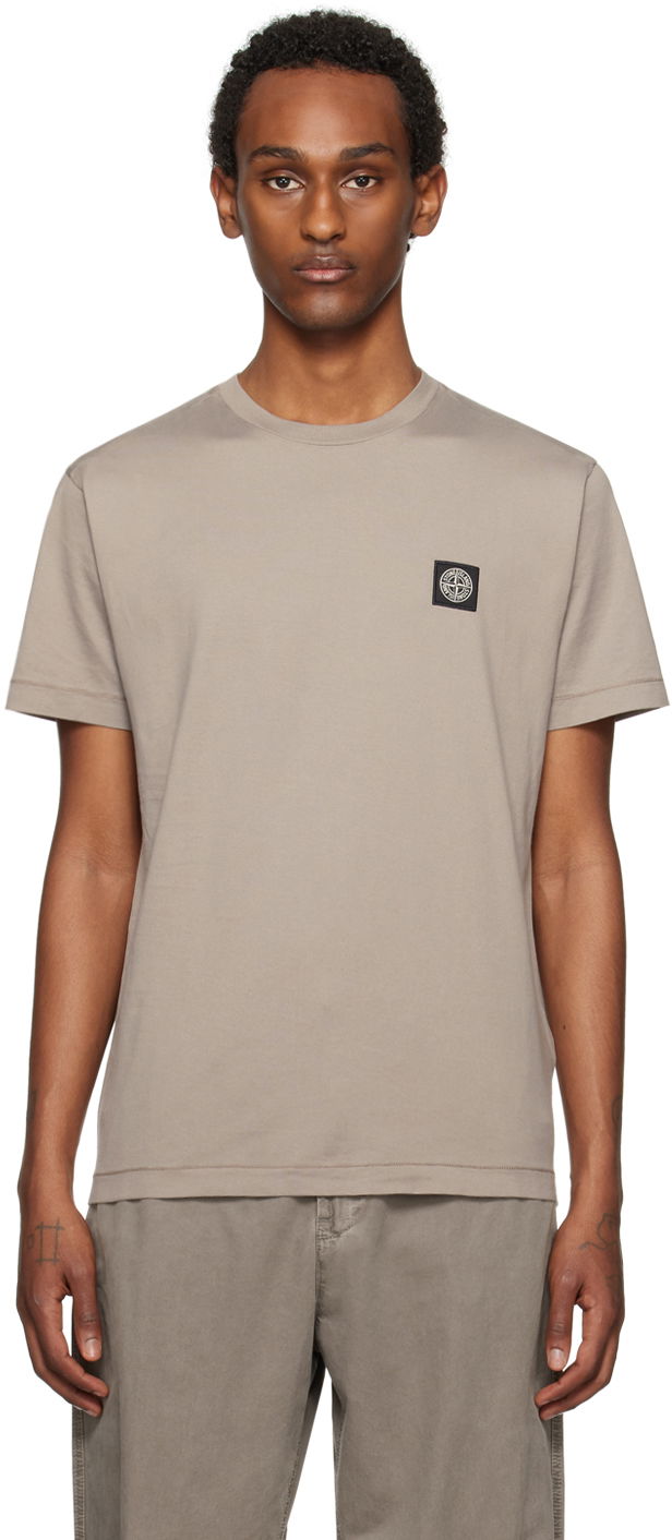 Majica kratkih rukava Stone Island Patch T-Shirt Siva | 801524113