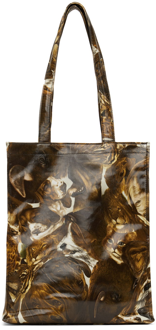 Tote bag Acne Studios Per B Sundberg Edition Logo Tote Bag Smeđa | C10207-