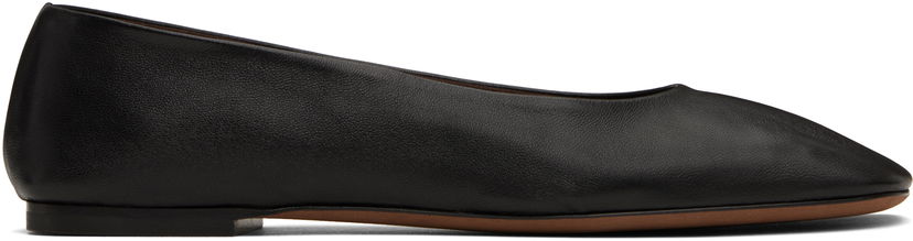 Odjeća The Row The Row Square Ballerina Flats Crna | F1598-SL3