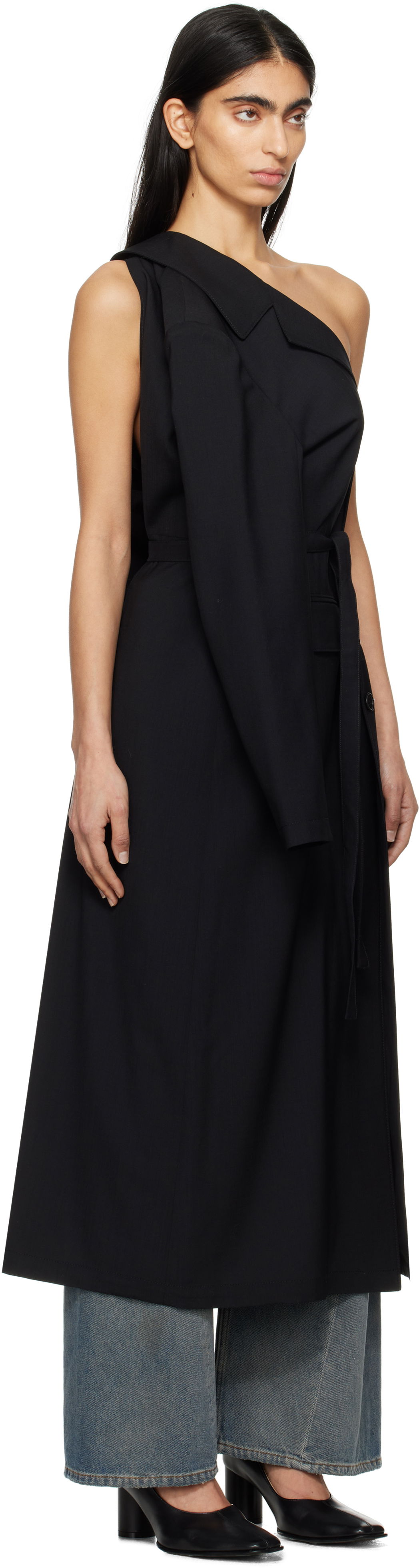 Haljina Maison Margiela MM6 Maison Margiela Dual Wear Tailoring Dress Crna | S52AA0187 M35080, 1