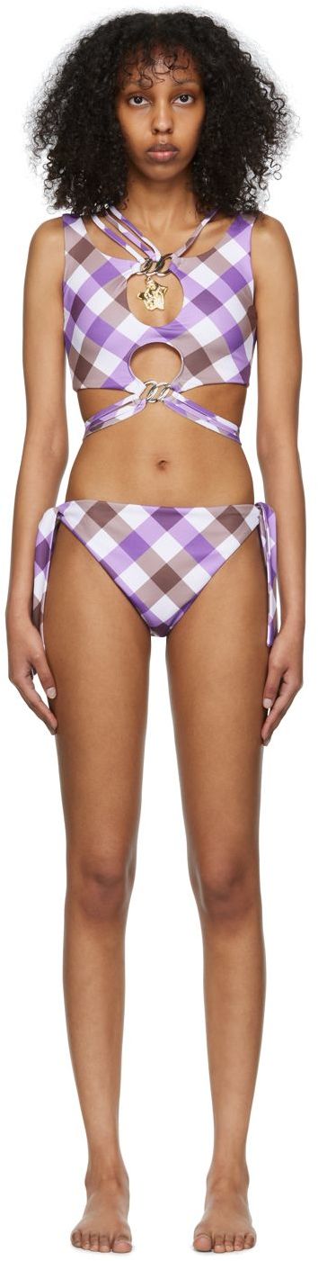Kupaći kostimi Chopova Lowena Exclusive White Alley Bikini Swimsuit Ljubičasta | 9117-9118