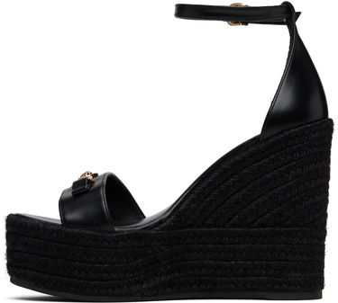 Tenisice i cipele Versace Medusa '95 Leather Wedge Sandals Crna | 1014100_DVT2P, 2