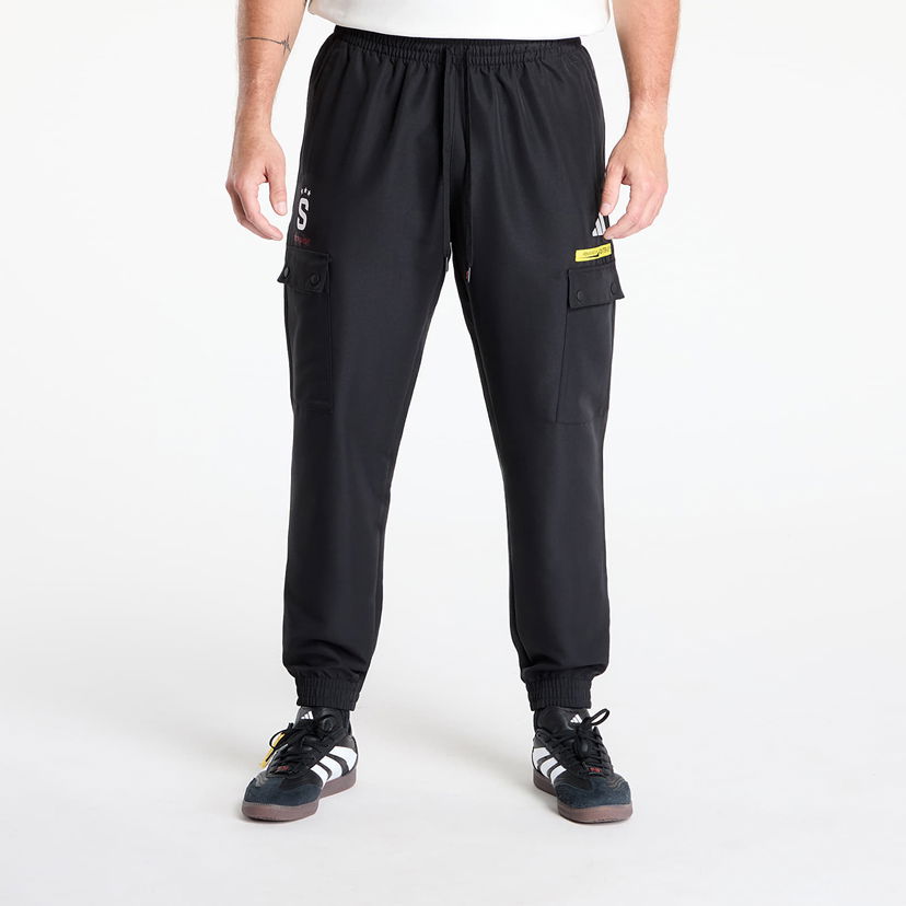 Cargo hlače adidas Performance Footshop x Sparta Windbreaker Cargo Pants Crna | FTSHP_497