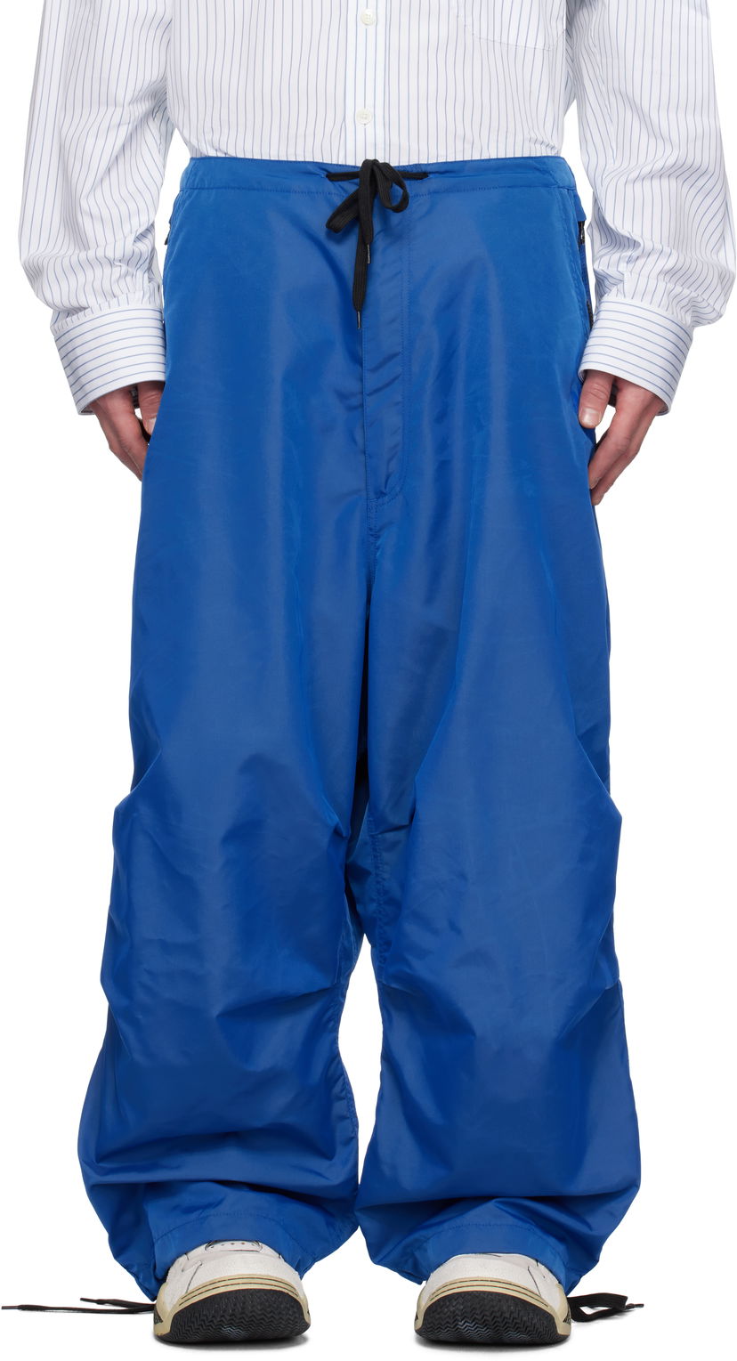 Hlače HED MAYNER Satin Track Pants Plava | RMCJ00GC99FAB0024500