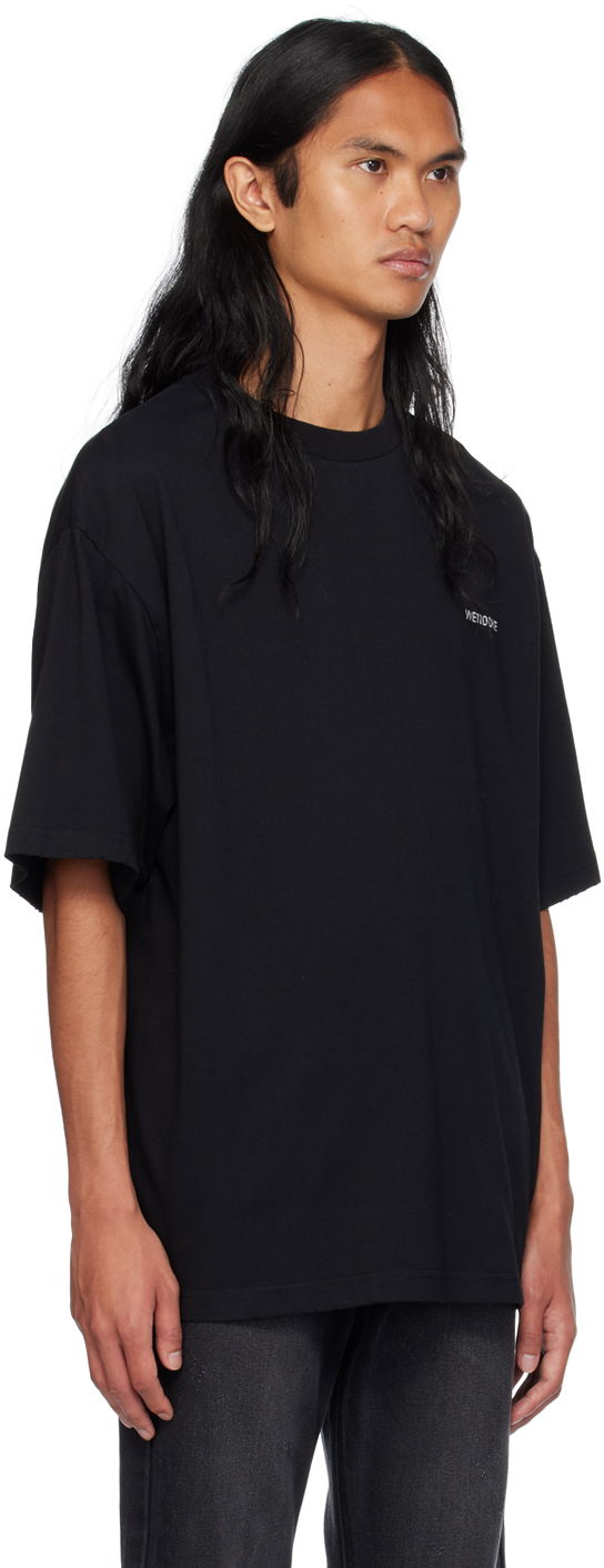 Majica kratkih rukava We11done Damaged T-Shirt Crna | WD-TT2-24-765-U-BK, 1