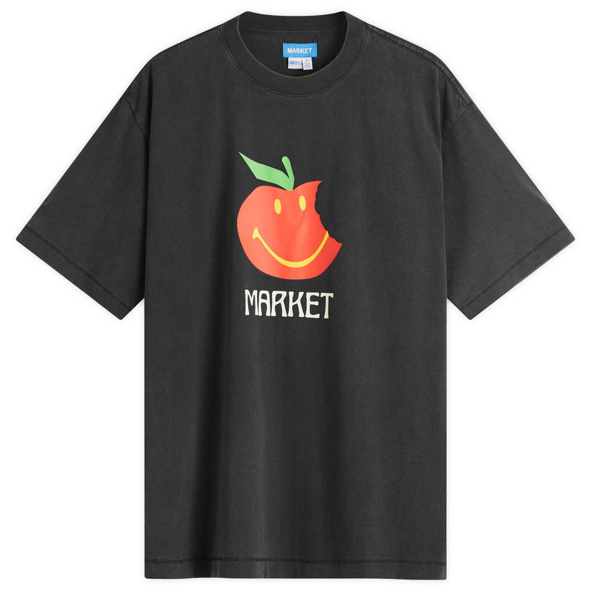 Majica kratkih rukava MARKET Smiley Honeycrisp Graphic Tee, Size Large Crna | 399002180-BLK
