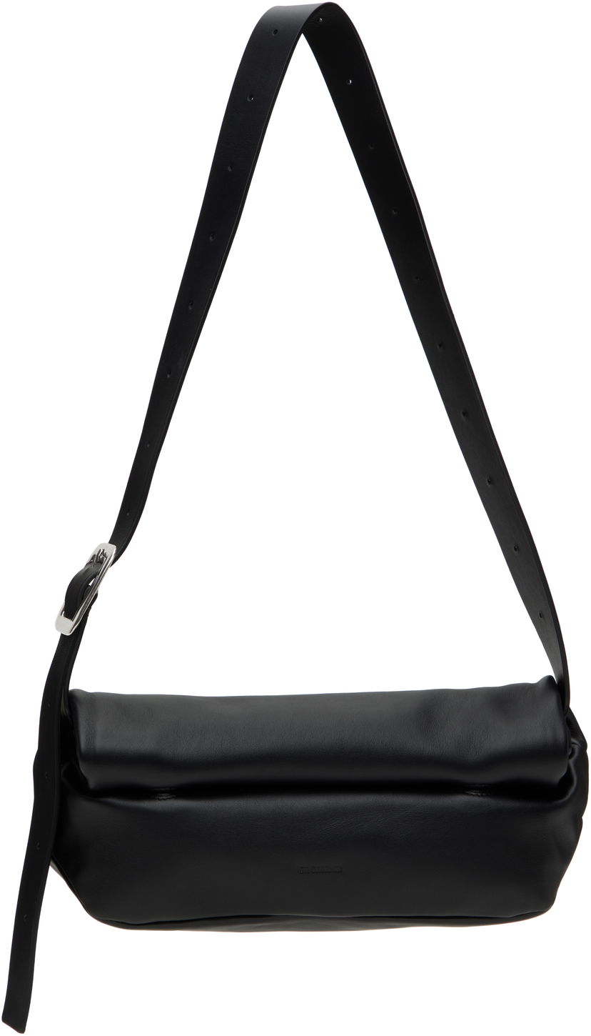 Torba oko struka Jil Sander Jil Sander Rollup Small Square Belt Bag Crna | J08WG0048_P7218