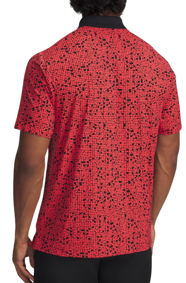 Polo majica Under Armour Drive Chill Printed Polo Crvena | 1389597-713, 2