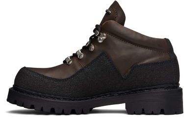 Tenisice i cipele OUR LEGACY Quest Textured-Panel Lace-Up Boots Smeđa | A4257QM, 2