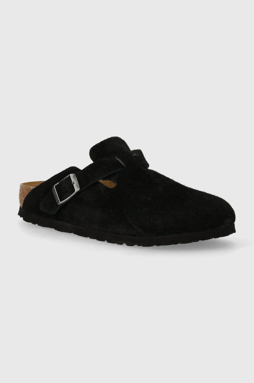 Tenisice i cipele Birkenstock Birkenstock Boston Suede Clogs Crna | 1027067