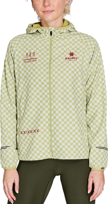 Vjetrovka Saysky Saysky Checker Pace Hooded Jacket Zelena | nwrja21c1034, 0