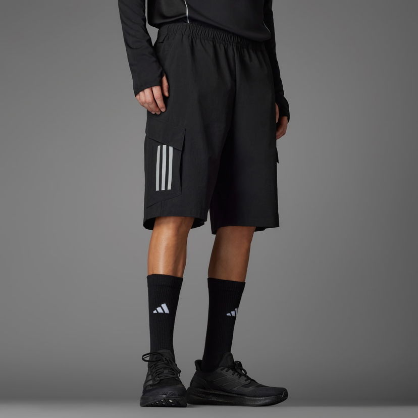 Kratke hlače adidas Performance Mercedes - AMG Petronas Formula One Team Mechanics Shorts Crna | JX8279