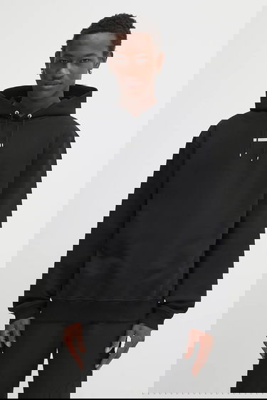 Dukserice HELIOT EMIL Plain Cotton Hooded Sweatshirt Crna | PREAW25.M.08.077.BLK01, 0