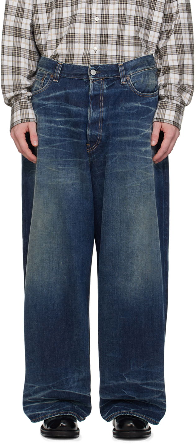 Jeans Acne Studios Super Baggy Indigo Jeans Plava | B00372-