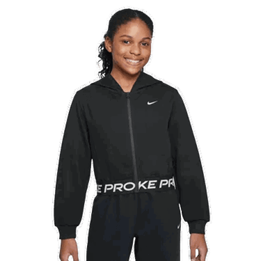 Dukserice Nike Pro Training Full-Zip Fleece Hoodie Crna | HQ9312-011, 0