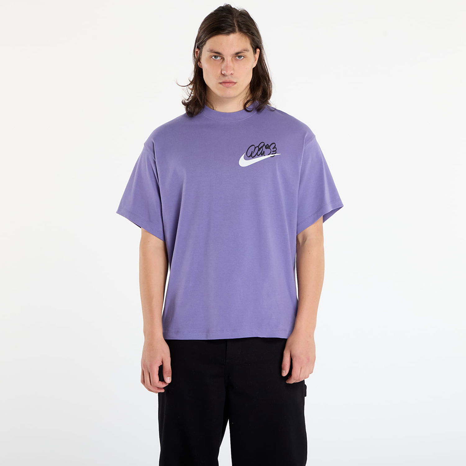 Majica kratkih rukava Nike Solo Swoosh T-Shirt Ljubičasta | IH4294-527, 0