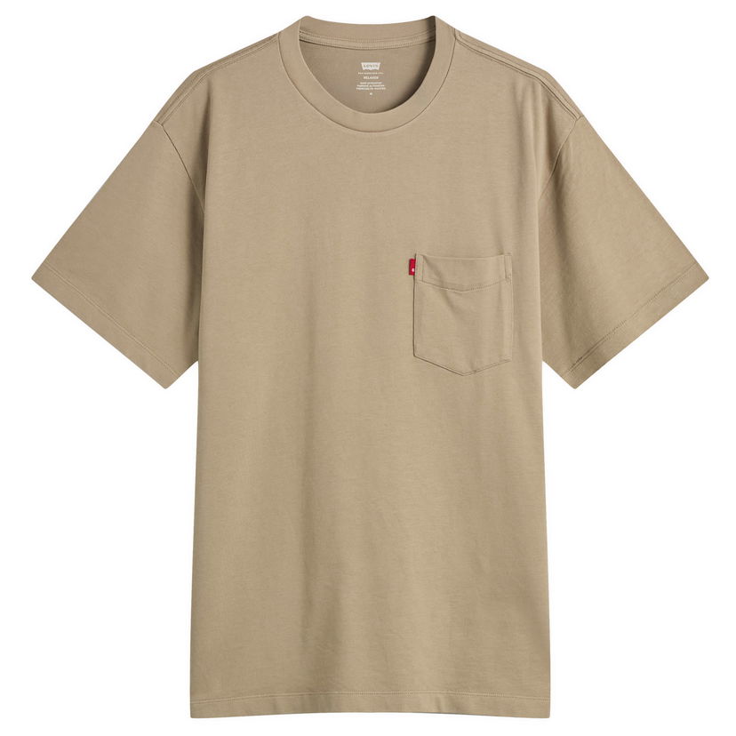 Majica kratkih rukava Levi's Red Tab Exclusive Heavyweight Pocket Tee Bež | A8605-0014-KHK