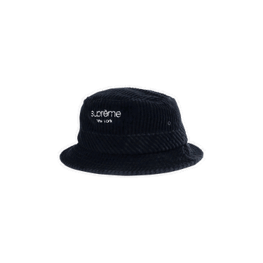 Šešir Supreme Wide Wale Corduroy Crusher Hat Crna | SS20H112 BLACK, 0