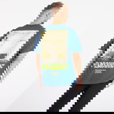 Majica kratkih rukava Pleasures T-shirt PLEASURES Turntable Plava | P25F010-BLUE, 2