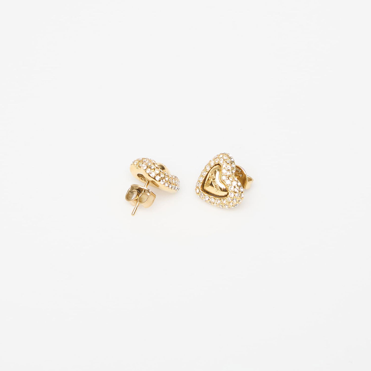 Naušnice GUESS Beloved Heart Stud Earrings with Stones Višebojno | JUBE05020JWYG-GOLD, 1