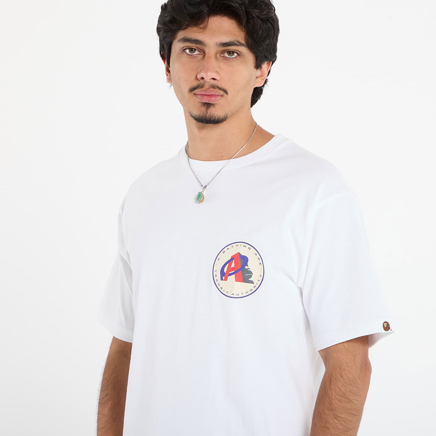 Majica kratkih rukava BAPE Ape Transit Authority Tee Bijela | 001TEL801051MWHT, 1