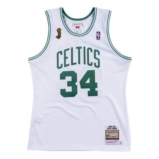 Dres Mitchell & Ness Mitchell & Ness Celtics Basketball Jersey Bijela | AJY4AC18059-BCEWHIT07PPI