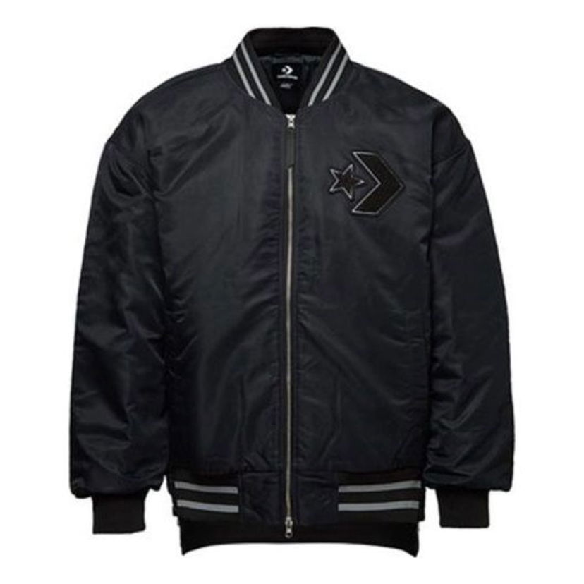 Bomber jakna Converse Padded Bomber Jacket Crna | 10019324-A02