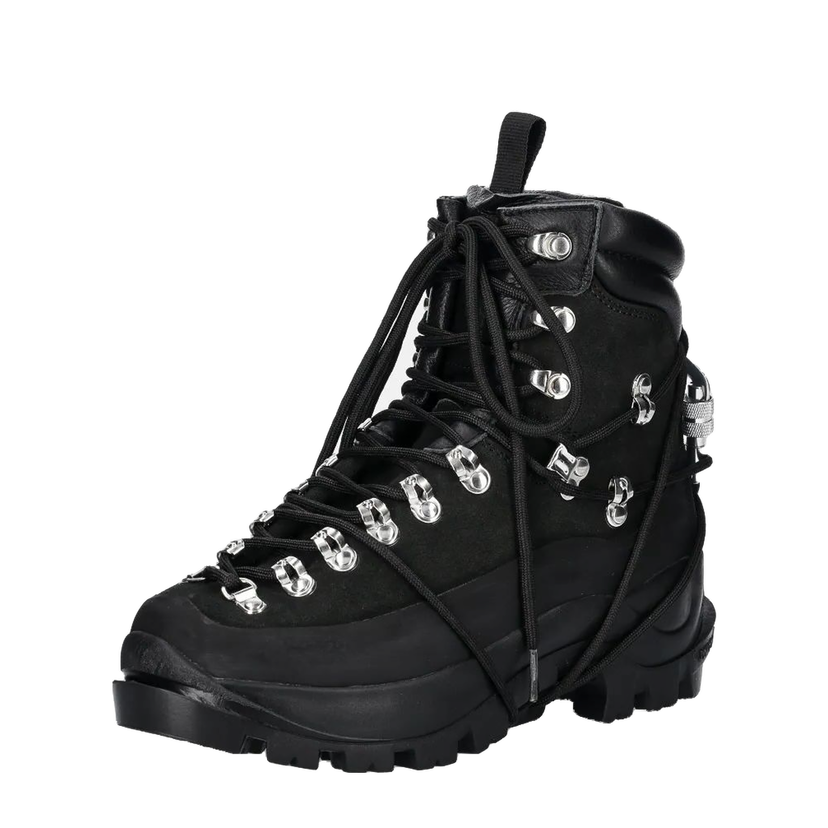 Tenisice i cipele HELIOT EMIL Black Leather Hiking Boots Crna | HE.17.024.BLK01