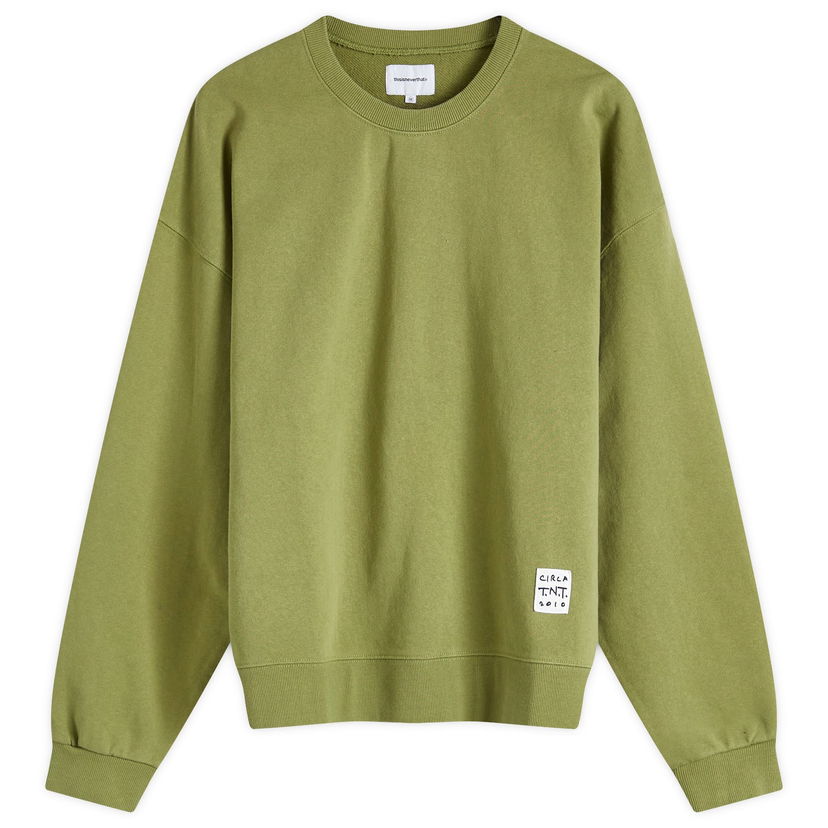 Dukserice thisisneverthat TNT Faded Crew Sweatshirt Zelena | TN243TSWCW03-MOSS