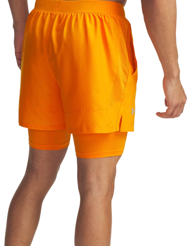 Kratke hlače Under Armour LAUNCH 5'' 2-IN-1 SHORTS Narančasta | 1382640-793, 2