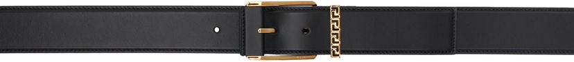 Pojasevi Versace Accent Leather Belt Crna | DCU8241_DVTP1