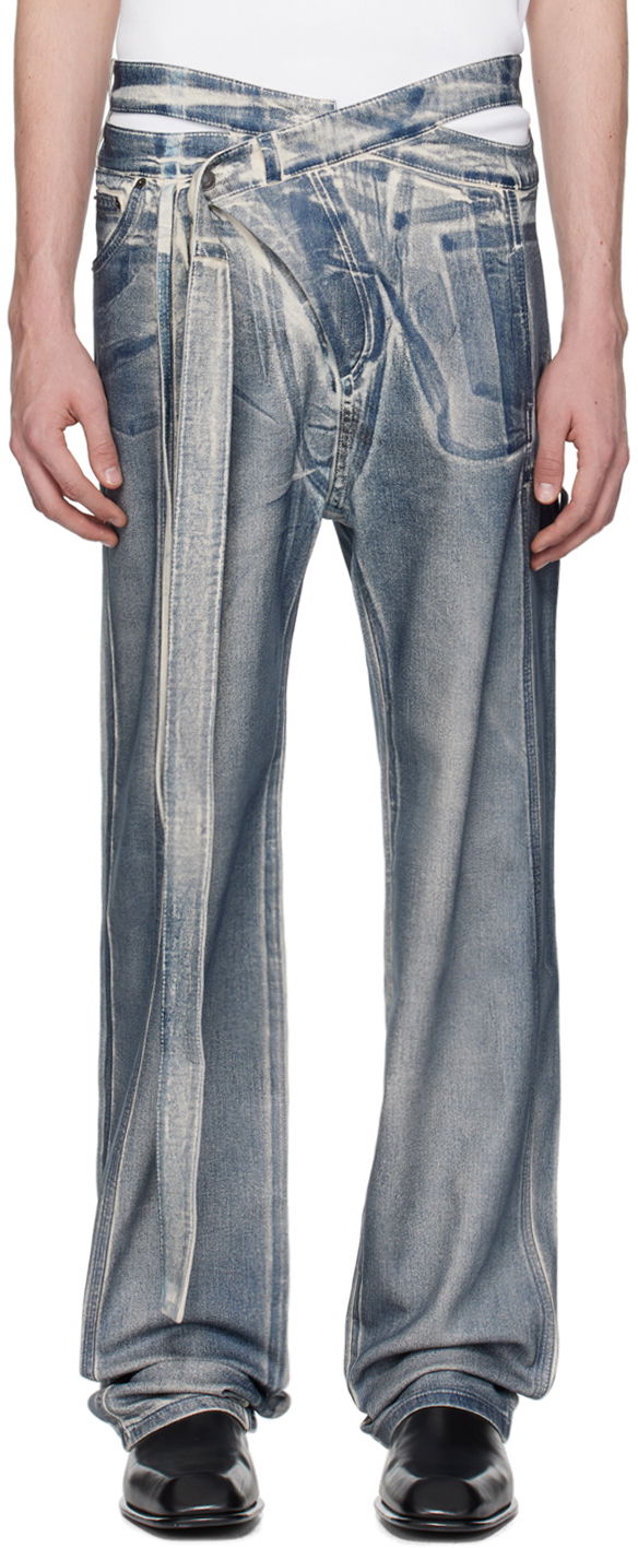 Jeans Ottolinger Ottolinger Signature Wrap Jeans Plava | 1700208E