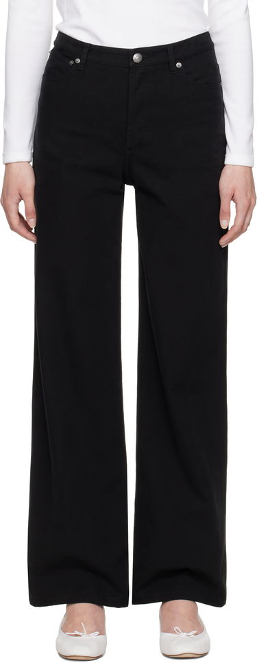 Jeans A.P.C. A.P.C. Elisabeth Wide-Leg Jeans Crna | COGBJ-F09181, 0